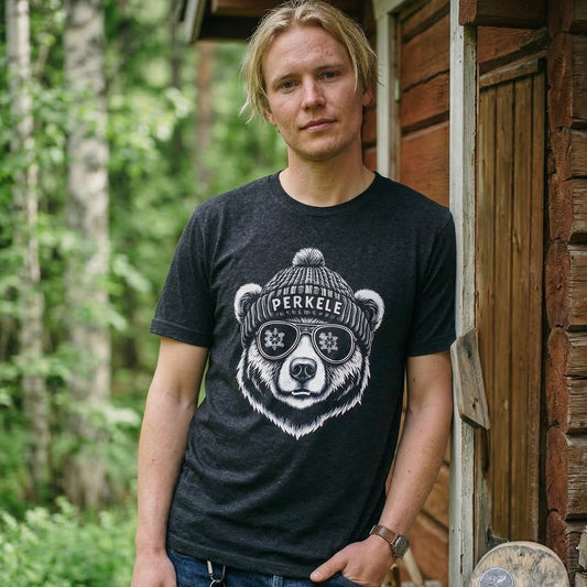 Perkele Bear Finnish Language T-Shirt