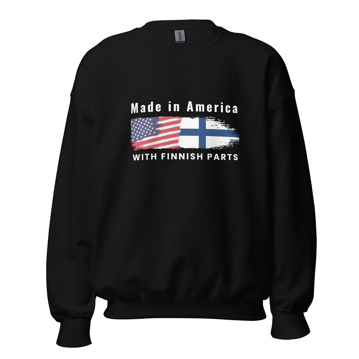 Made in America with Finnish parts Food Sweatshirt - alternate view - Very Finnish Problems