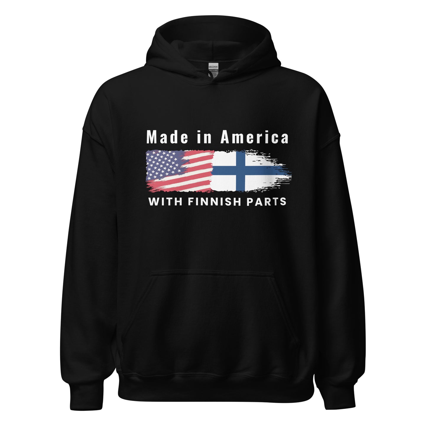 Made in America with Finnsh parts Finnish Hoodie - alternate view - Very Finnish Problems