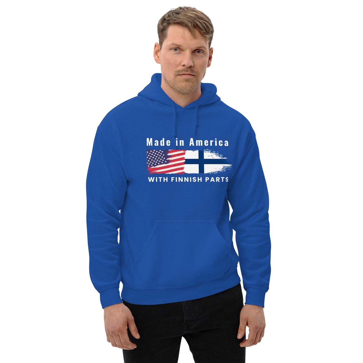 Made in America with Finnsh parts Finnish Hoodie - Finnish hoodie from Very Finnish Problems