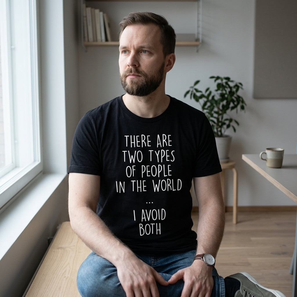 Two Types of People II Finnish Introvert T-Shirt