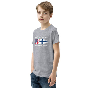 Made in American with Finnish parts Youth Short Sleeve t-Shirt