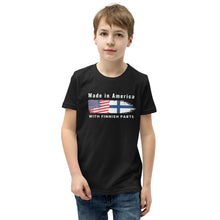 Load image into Gallery viewer, Made in American with Finnish parts Youth Short Sleeve t-Shirt
