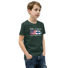 Load image into Gallery viewer, Made in American with Finnish parts Youth Short Sleeve t-Shirt
