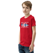 Load image into Gallery viewer, Made in American with Finnish parts Youth Short Sleeve t-Shirt
