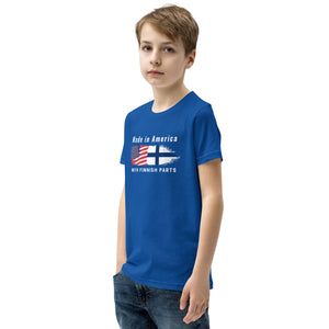 Made in American with Finnish parts Youth Short Sleeve t-Shirt