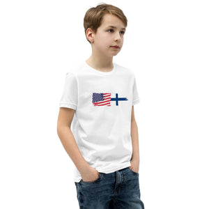 Made in American with Finnish parts Youth Short Sleeve t-Shirt