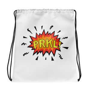 PRKL + PRKL bang Drawstring bag