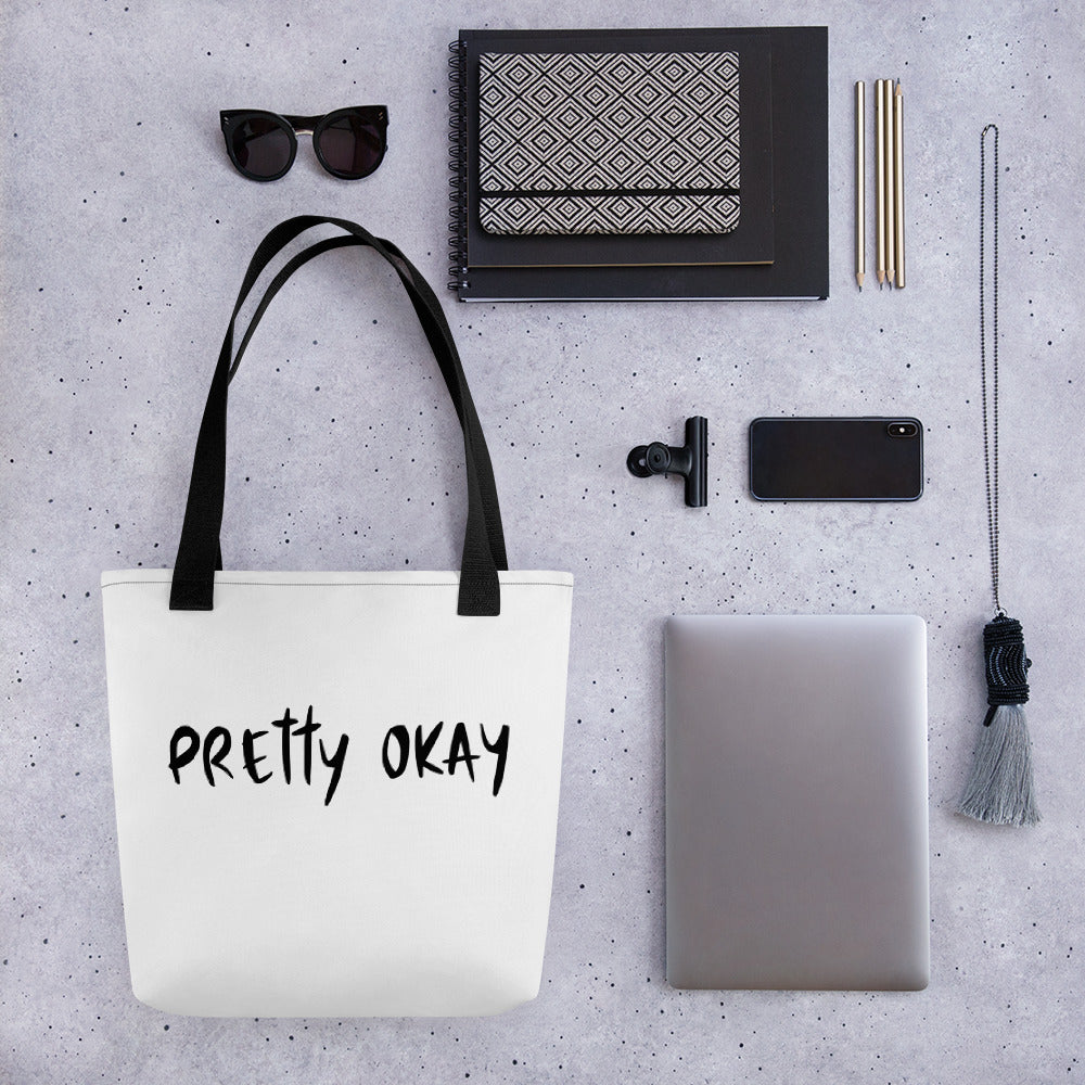 Pretty Okay Finnish Humour Tote Bag - Very Finnish Problems official tote bag