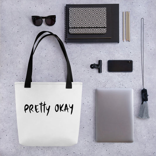 Pretty Okay Finnish Humour Tote Bag - Very Finnish Problems official tote bag