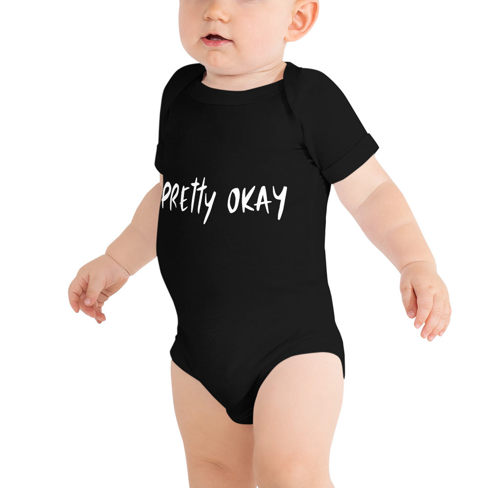 Pretty Okay Baby short Finnish Baby Bodysuit - Very Finnish Problems official baby bodysuit