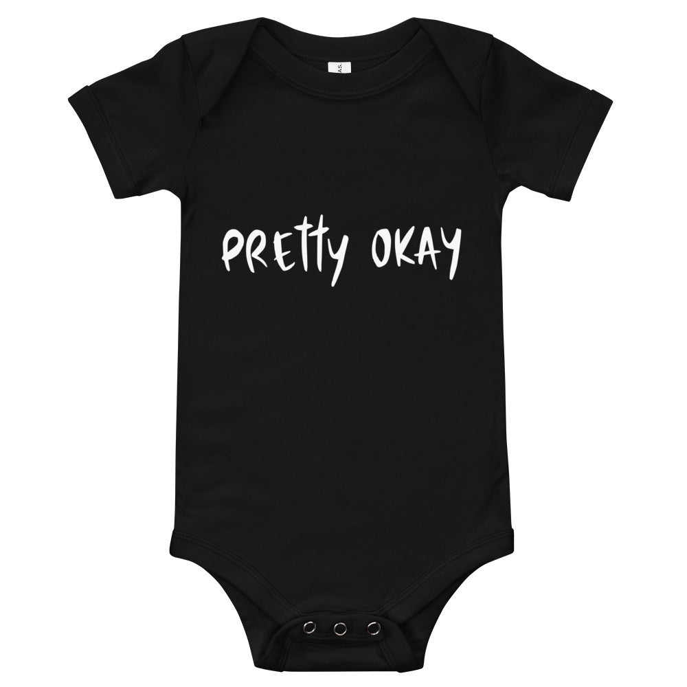 Pretty Okay Baby short Finnish Baby Bodysuit - alternate view - Very Finnish Problems