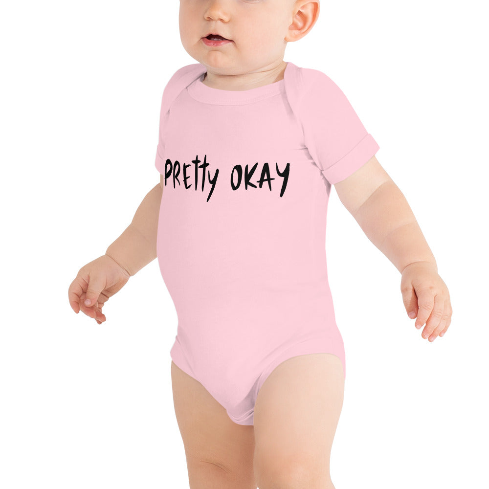 Pretty Okay Baby short Finnish Baby Bodysuit - alternate view - Very Finnish Problems