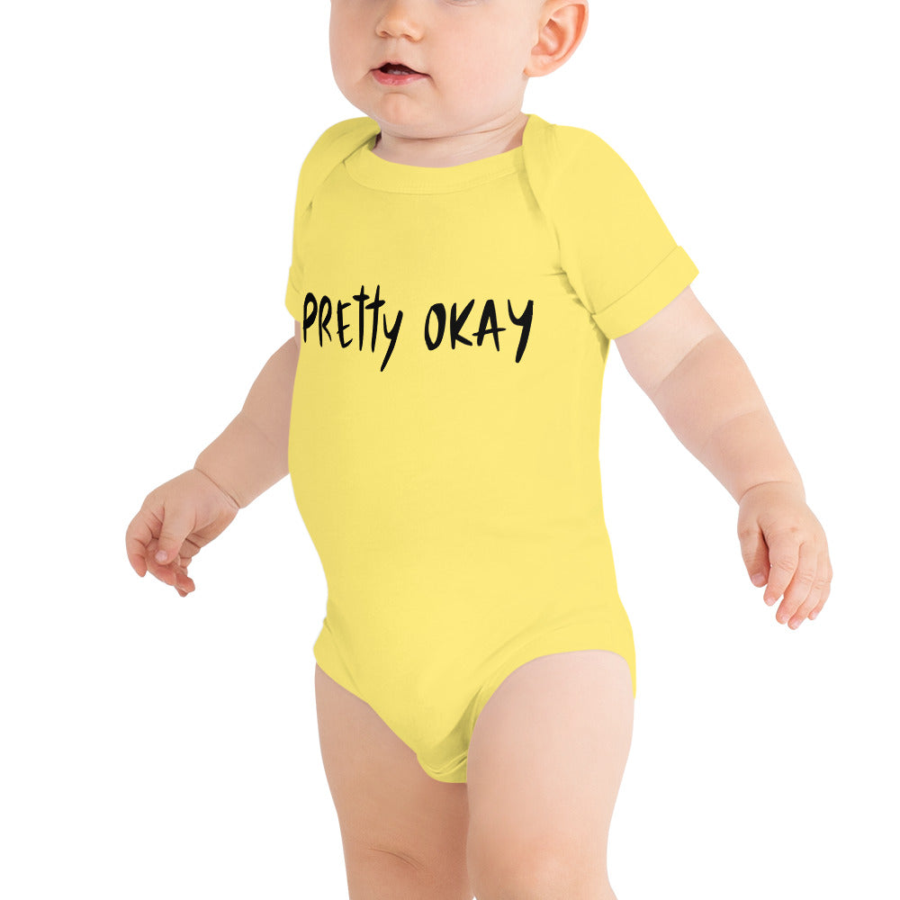 Pretty Okay Baby short Finnish Baby Bodysuit - Finnish baby bodysuit from Very Finnish Problems
