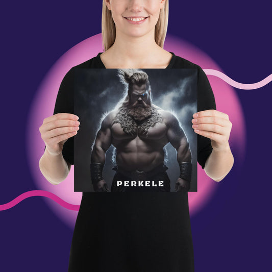 Superhero Perkele Finnish Language Poster - Very Finnish Problems official poster