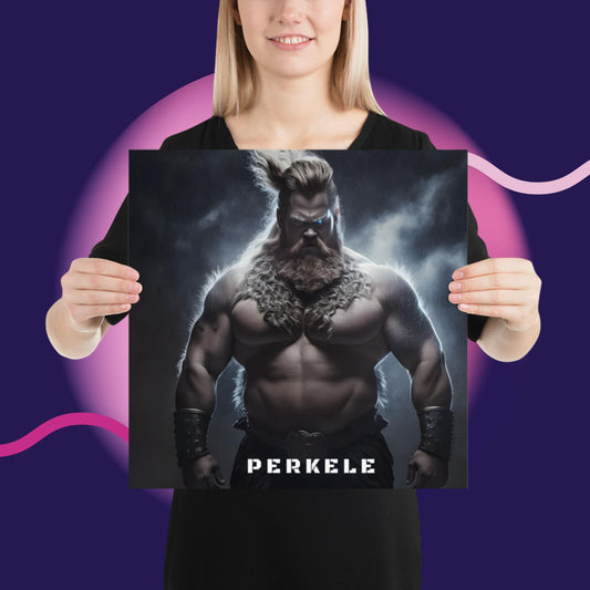 Superhero Perkele Finnish Language Poster - alternate view - Very Finnish Problems