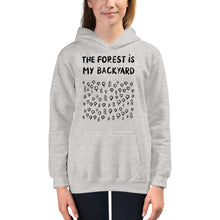 Load image into Gallery viewer, Forest is my backyard Kids Hoodie
