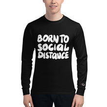 Load image into Gallery viewer, Born to social distance Men&#39;s Long Sleeve Shirt
