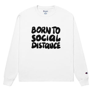 Born to social distance Men's Long Sleeve Shirt