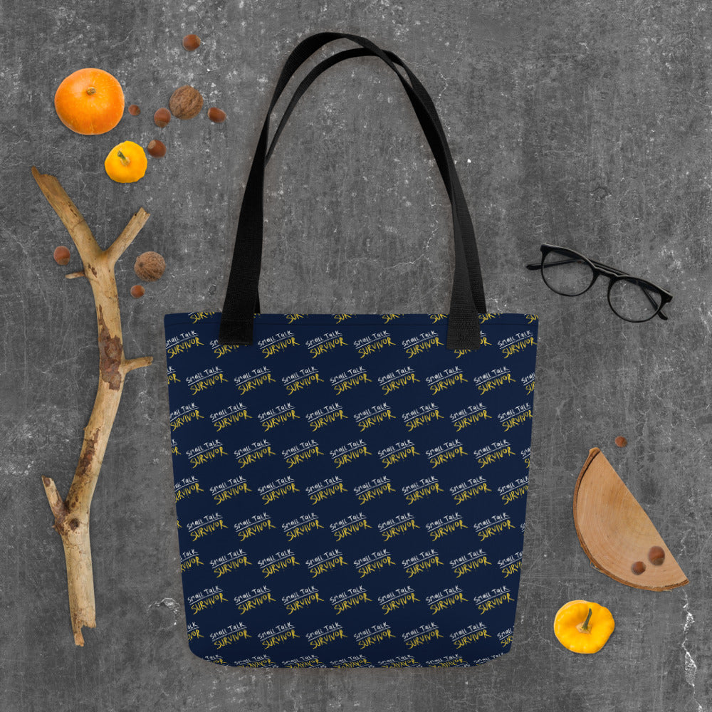 Small talk survivor Finnish Introvert Tote Bag - alternate view - Very Finnish Problems