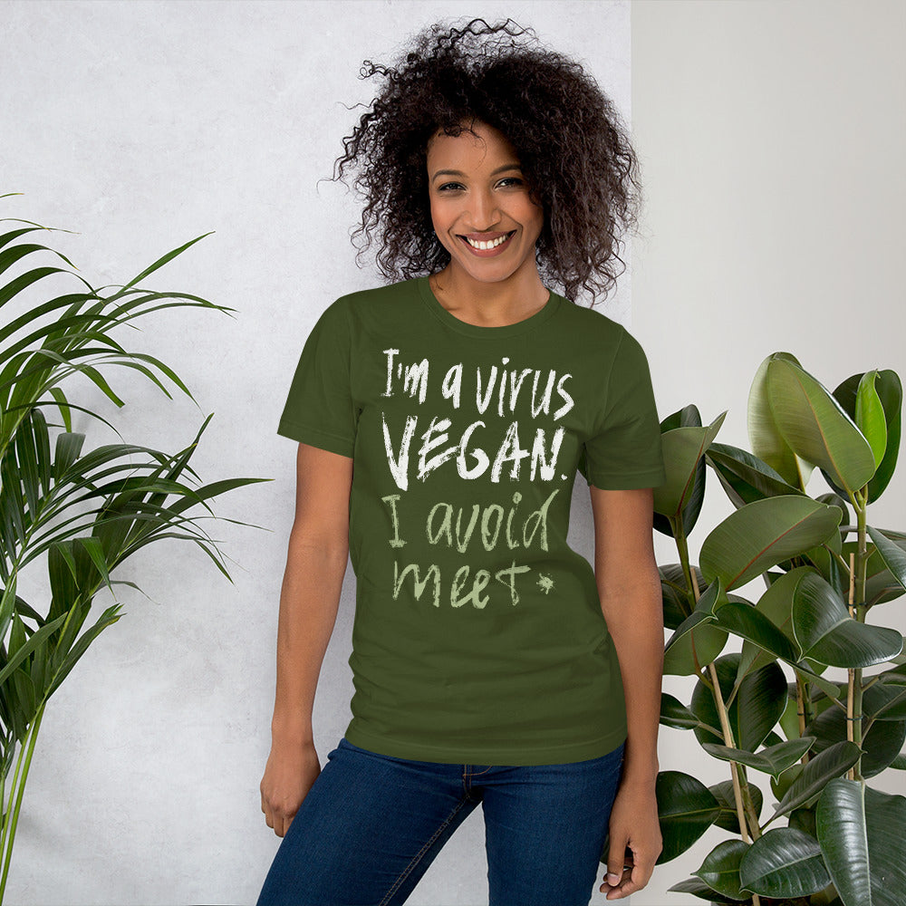 Virus Vegan Finnish Introvert T-Shirt - Finnish t-shirt from Very Finnish Problems