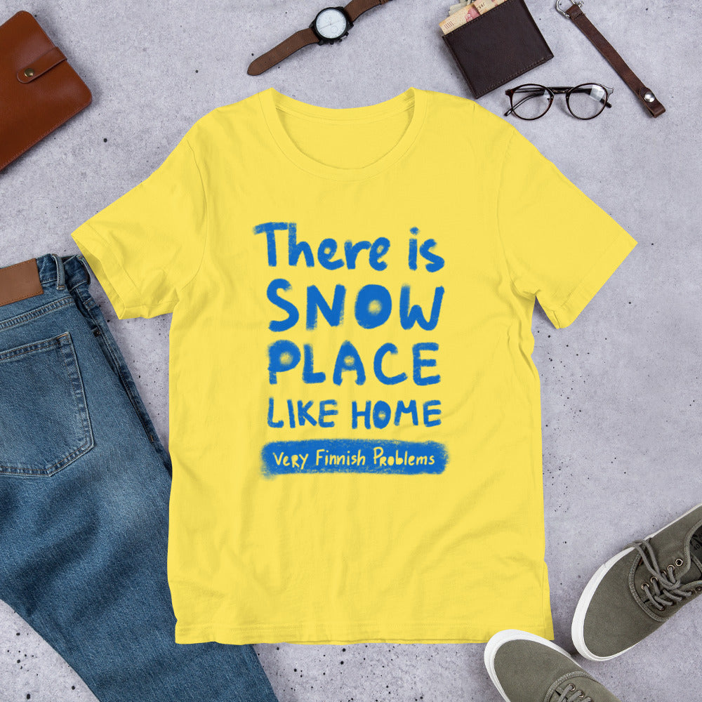 Snow Place Like Home Finnish Winter T-Shirt - Finnish t-shirt from Very Finnish Problems