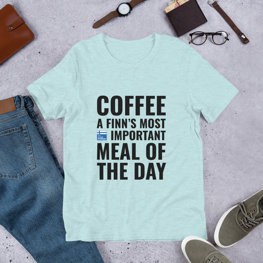 Coffee Meal of the Day Finnish Lifestyle T-Shirt - Finnish t-shirt from Very Finnish Problems