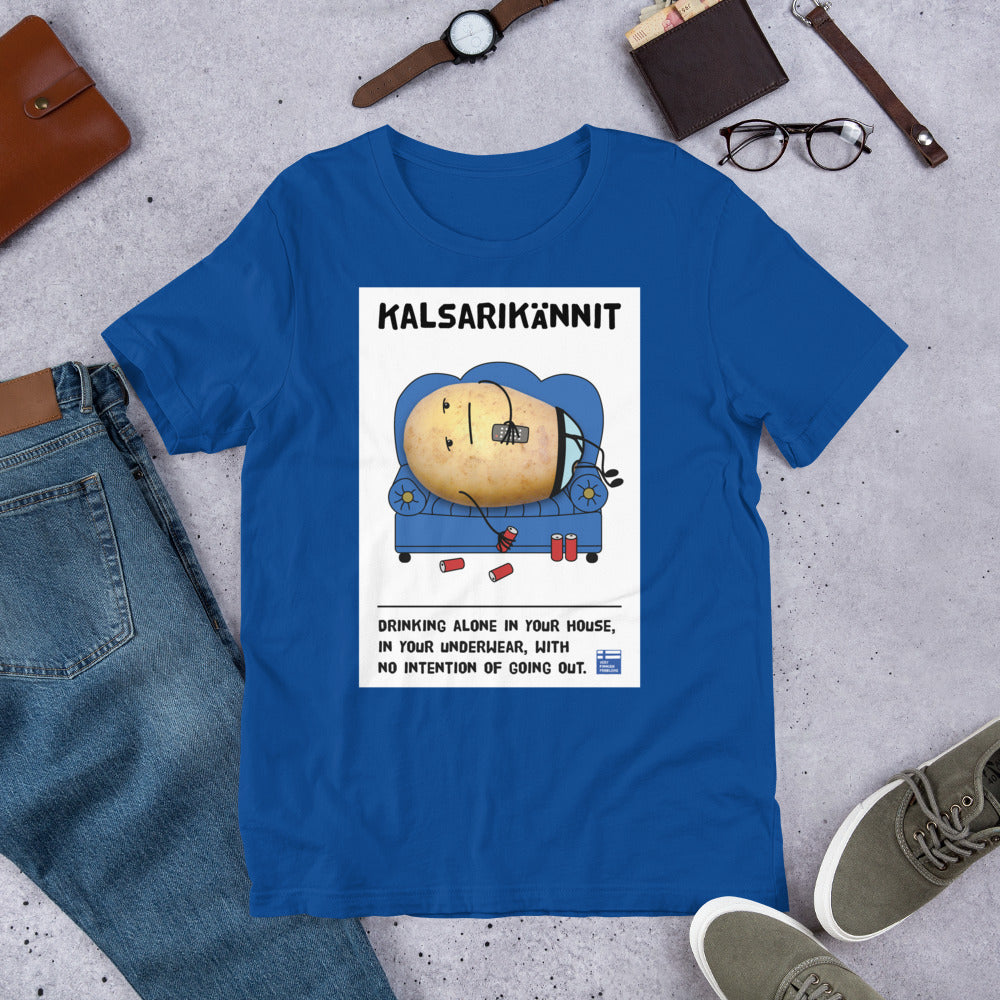 Kalsarikännit Finnish Introvert T-Shirt - Finnish t-shirt from Very Finnish Problems