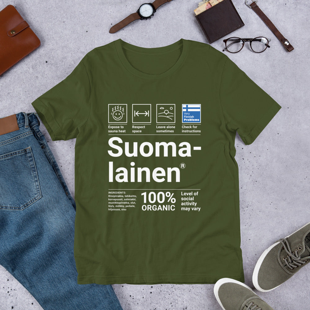 Suomalainen Service Manual Finnish Winter T-Shirt - Finnish t-shirt from Very Finnish Problems