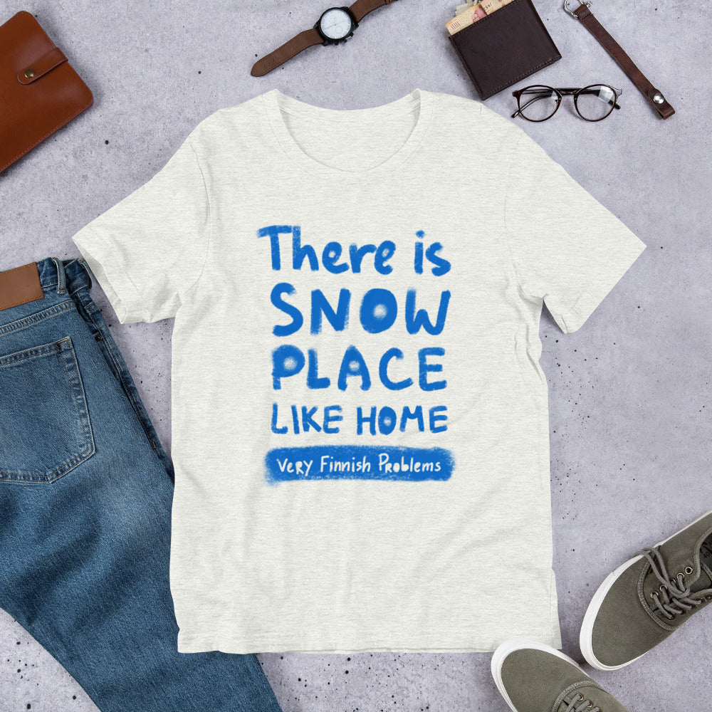 Snow Place Like Home Finnish Winter T-Shirt - Finnish t-shirt from Very Finnish Problems