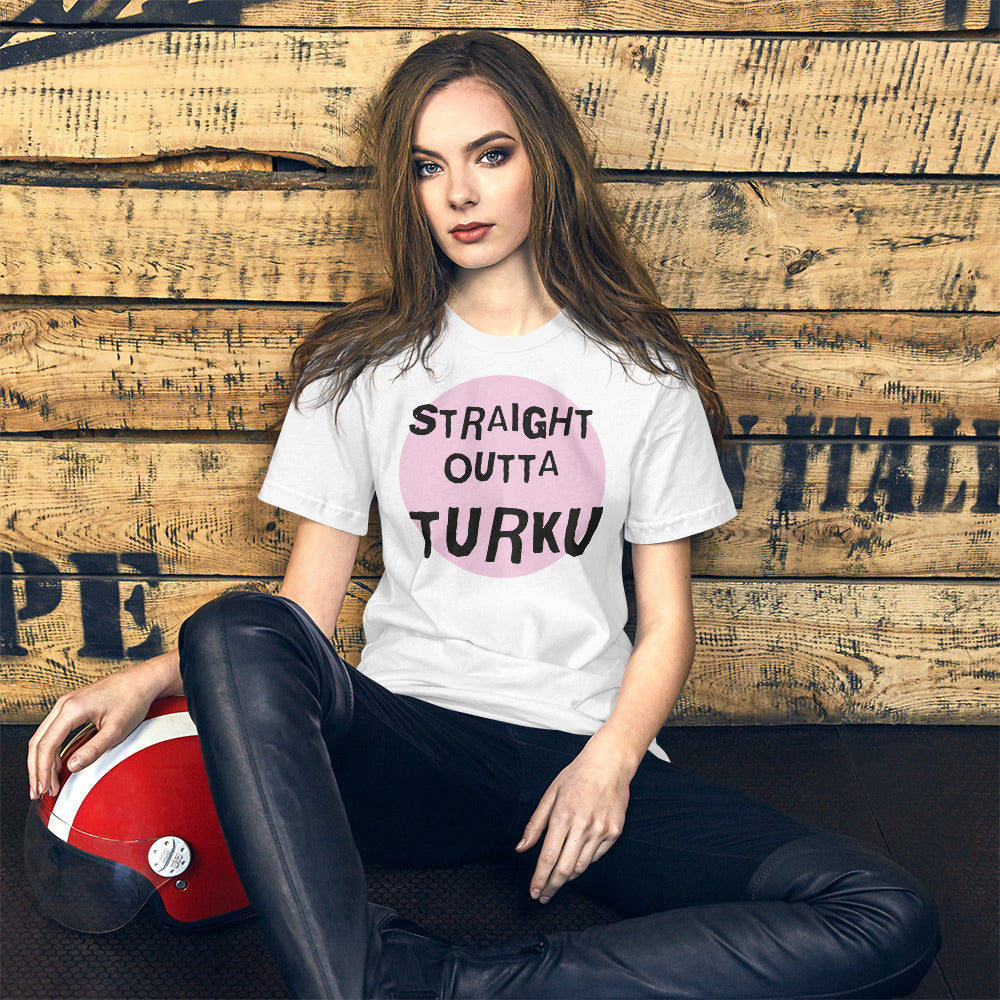 Straight Outta Turku Finnish Culture T-Shirt - Finnish t-shirt from Very Finnish Problems