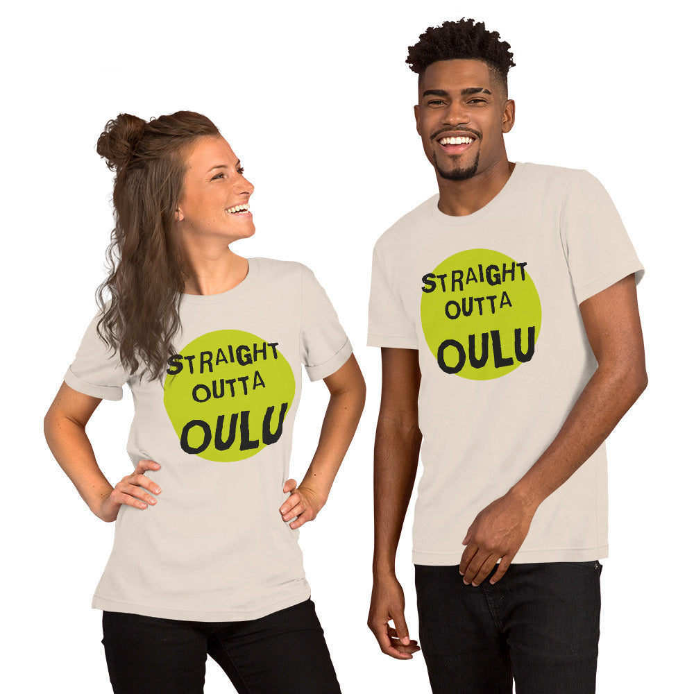 Straight Outta Oulu Finnish Culture T-Shirt - alternate view - Very Finnish Problems