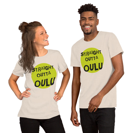 Straight Outta Oulu Finnish Culture T-Shirt - alternate view - Very Finnish Problems