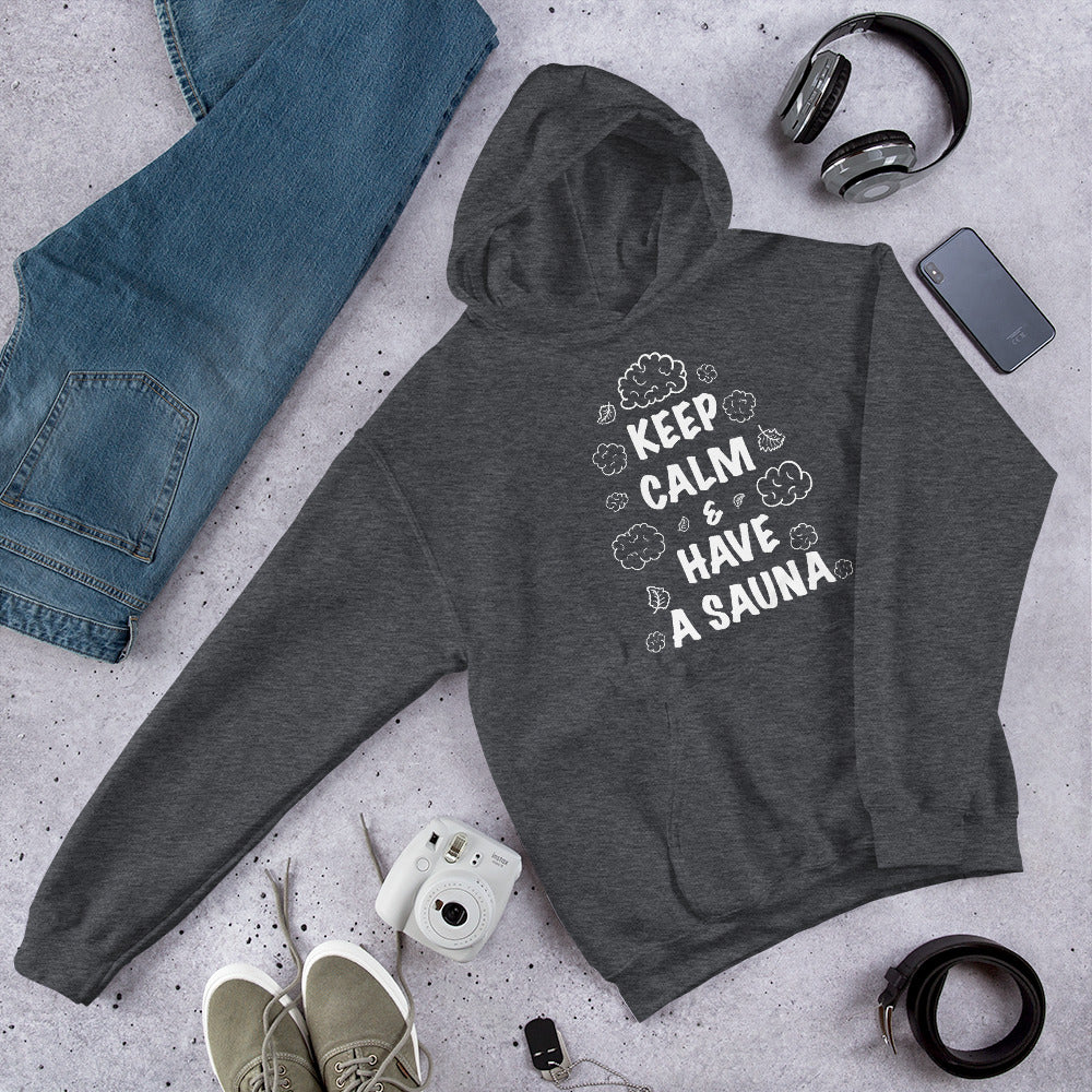 Keep Calm Finnish Sauna Hoodie - Finnish hoodie from Very Finnish Problems