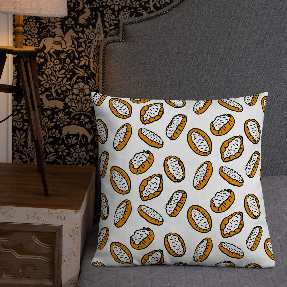 Karjalanpiirakka Finnish Food Pillow - Finnish pillow from Very Finnish Problems