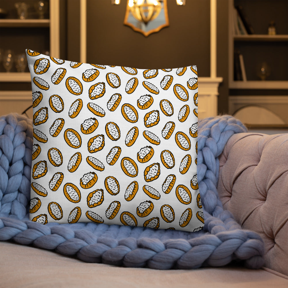 Karjalanpiirakka Finnish Food Pillow - Finnish pillow from Very Finnish Problems