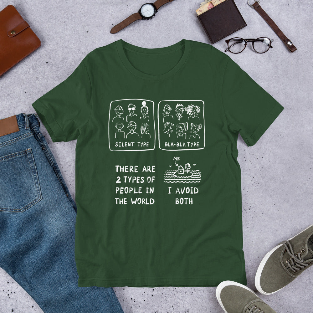Two Types of People I Finnish Introvert T-Shirt - Finnish t-shirt from Very Finnish Problems