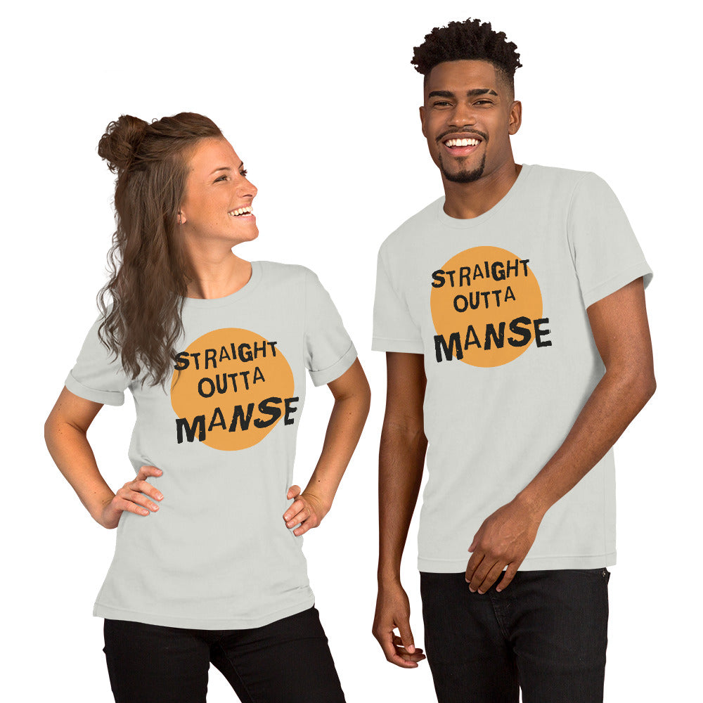 Straight Outta Manse Finnish Culture T-Shirt - Finnish t-shirt from Very Finnish Problems