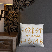 Load image into Gallery viewer, Forest is my 2nd Home Basic Pillow
