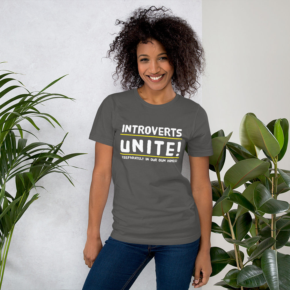 Introverts Unite Finnish Introvert T-Shirt - alternate view - Very Finnish Problems