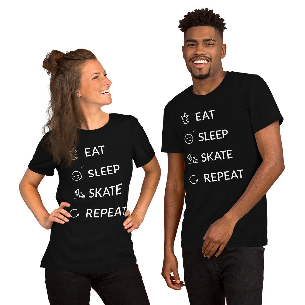 Eat Sleep Skate Repeat Finnish Food T-Shirt - Finnish t-shirt from Very Finnish Problems