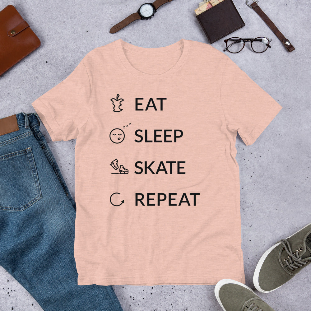 Eat Sleep Skate Repeat Finnish Food T-Shirt - Finnish t-shirt from Very Finnish Problems