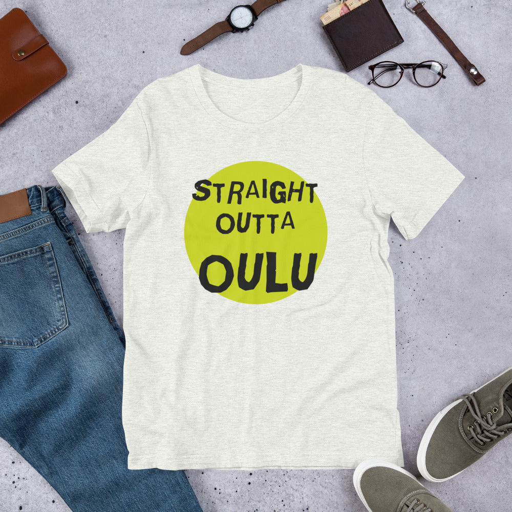 Straight Outta Oulu Finnish Culture T-Shirt - alternate view - Very Finnish Problems