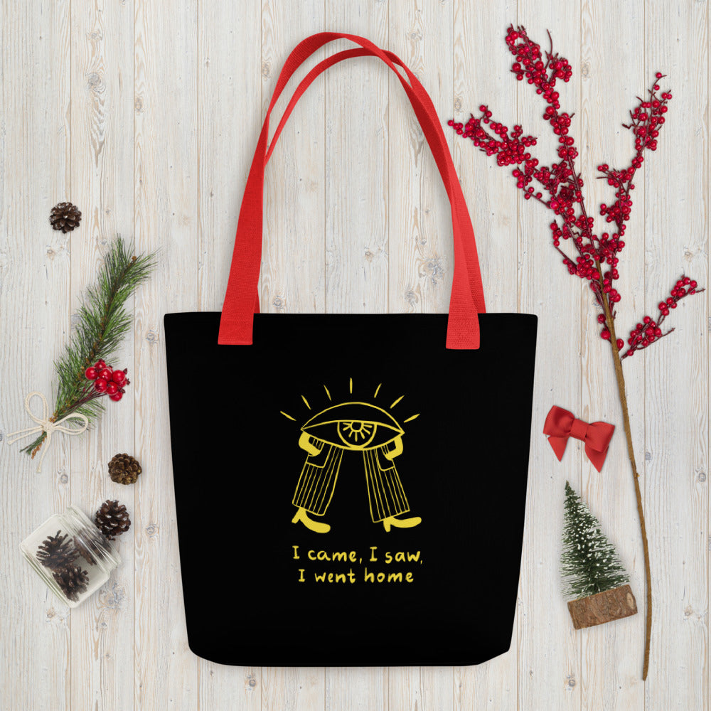 Came saw went home Finnish Introvert Tote Bag - alternate view - Very Finnish Problems
