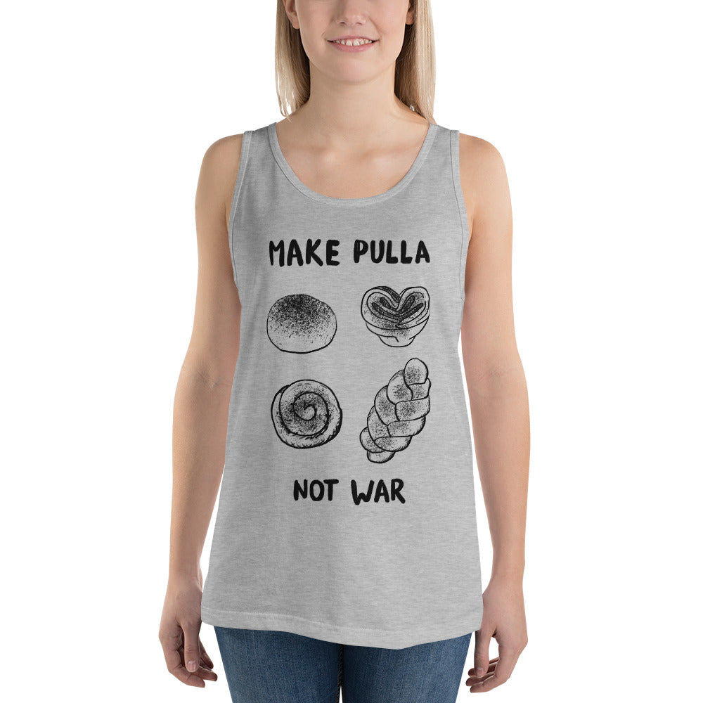 Make Pull Not War Tank Top Finnish Food T-Shirt - Finnish t-shirt from Very Finnish Problems