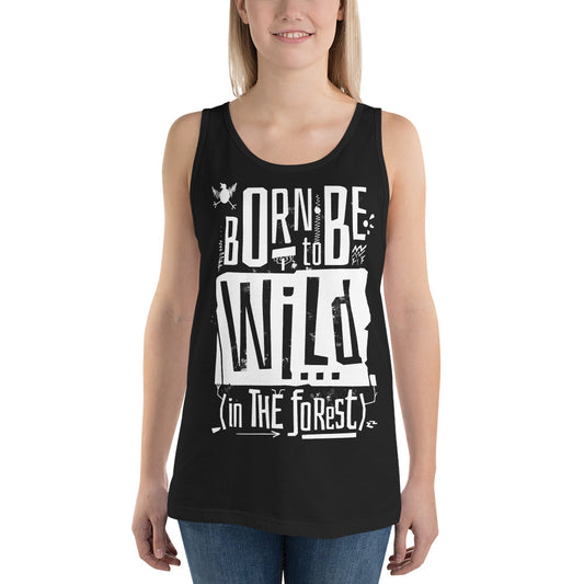 Born to Be Wild Tank Top Finnish Nature T-Shirt - Very Finnish Problems official t-shirt