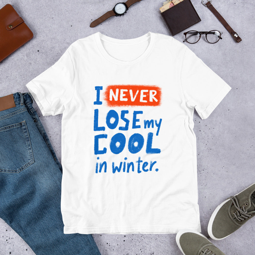 Never Lose My Cool Finnish Winter T-Shirt - Very Finnish Problems official t-shirt