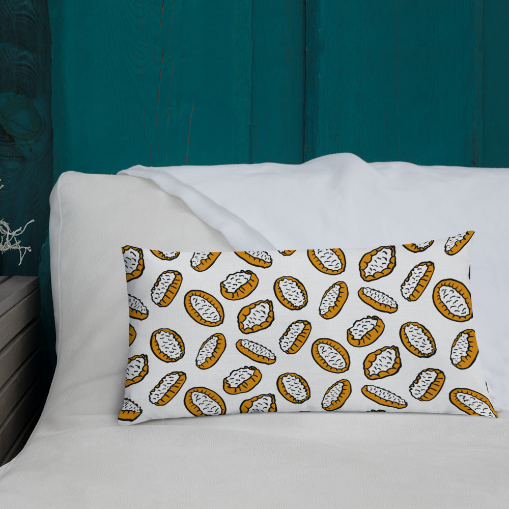 Karjalanpiirakka Finnish Food Pillow - Finnish pillow from Very Finnish Problems
