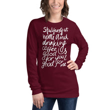 Load image into Gallery viewer, Staying at home Long Sleeve Tee
