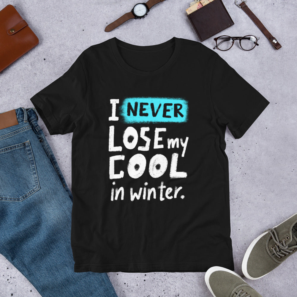Never Lose My Cool Finnish Winter T-Shirt - Finnish t-shirt from Very Finnish Problems